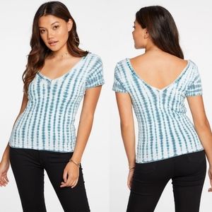 Chaser | NWT Vintage Double V Neck Tee